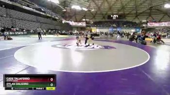 4 lbs Quarterfinal - Dylan Dalgord, Union vs Cade Taliaferro, North Creek