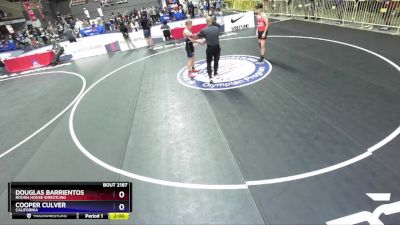 149 lbs Cons. Round 4 - Douglas Barrientos, Rough House Wrestling vs Cooper Culver, California