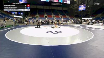 113 lbs Cons. Sub-semis - Braiden Lotier, PA vs Erik Klichurov, IL