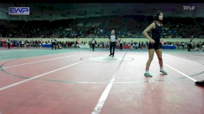 101 lbs Consi Of 16 #2 - Reyna Baeza, Woodward Middle School vs Gwyn Freshour, Edmond North