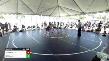 136 lbs Round Of 16 - Audrey Villalon, Legacy WC vs Kyndra Olmos, Evergreen Valley WC