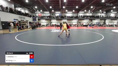 187-BLACK lbs Rr Rnd 2 - Isabelle Sabelja, Eastchester/Ursuline vs Madi King, Burr And Burton Academy