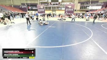 150 lbs Cons. Round 3 - Braxton Hanna, Team Idaho Wrestling Club vs Alexander Smith, Maurer Coughlin Wrestling Club