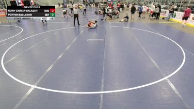 Junior Boys - 150 lbs Cons. Round 3 - Porter Baclayon, Empire vs Noah Garcia-Salazar, Top Notch Wrestling Club