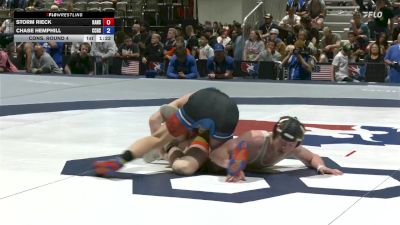 60 lbs Cons. Round 4 - Storm Rieck, Kansas vs Chase Hemphill, Crook County High School Wrestling