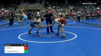 135 lbs Quarterfinal - Xerarch Tungjaroenkul, South Central Punishers vs Gage Wright, Patriot WC