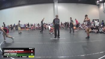 132 lbs Round 3 (6 Team) - Johnathan Westberry, Georgia United Red vs Justin Thomas, Full Circle Wrestling