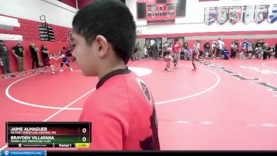 63 lbs Semifinal - Jaime Almaguer, Victory Wrestling-Central WA vs Brayden Villafana, Moses Lake Wrestling Club