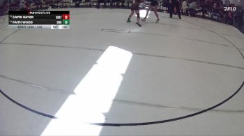 103 lbs Cons. Round 4 - Faith Wood, CWO vs Capri Sayer, 308 Wrestling Academy