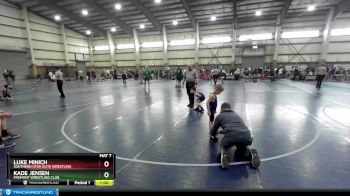 45 lbs Quarterfinal - Luke Minich, Southern Utah Elite Wrestling vs Kade Jensen, Fremont Wrestling Club