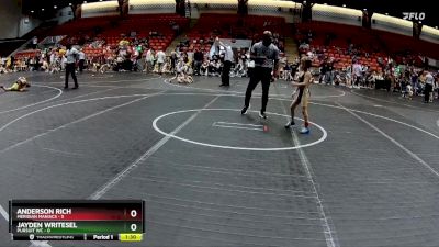 52 lbs Round 2 (8 Team) - Anderson Rich, Meridian Maniacs vs Jayden Writesel, Pursuit WC