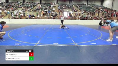 46 lbs Semifinal - William Stott, Backyard Bullies Wrestling Club vs Daegan Murdock, Dendy Trained Wrestling