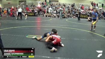 56 lbs Round 3 (6 Team) - Dominic Golembiewski, Donahue WA vs Crue Dennis, BadBass Green