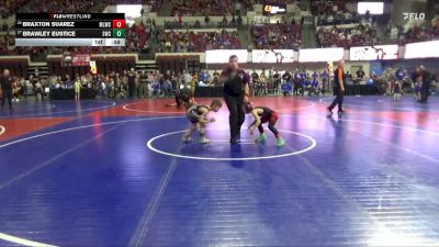 58 lbs Champ. Round 1 - Brawley Eustice, Sidney Wrestling Club vs Braxton Suarez, Moses Lake Wrestling Club