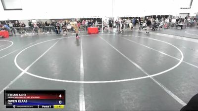 132 lbs Quarterfinal - Ethan Aird, Sarbacker Wrestling Academy vs Owen Klaas, FWA