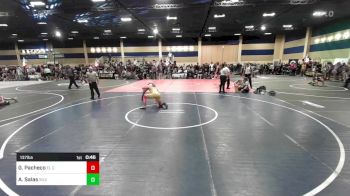 137 lbs Consi Of 4 - Gabriel Pacheco, El Centro Wolfpack vs Adam Salas, Silverback WC