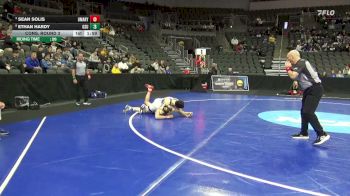 141 lbs Cons. Round 3 - Ethan Hardy, Glenville St. vs Sean Solis, UMary