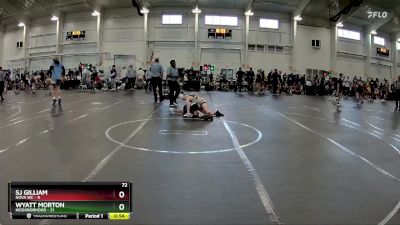 72 lbs Round 3 (10 Team) - SJ Gilliam, NOVA WC vs Wyatt Morton, Neighborhood