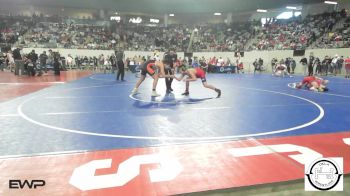 120 lbs Consi Of 8 #1 - Owen Sartain, Husky Wrestling Club vs Kiah Locust, Cowboy Wrestling Club