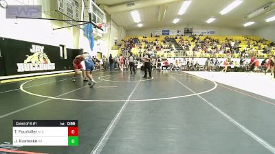 140-A lbs Consi Of 8 #1 - Takoda Fourkiller, Stilwell vs Jared Ruataake, Har-Ber High School