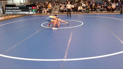 106 lbs Round 3 - Elijah Candanosa, Klein vs Charlie Foster, Great Bend HS