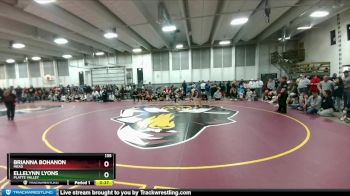 135 lbs Cons. Round 3 - ElleLynn Lyons, Platte Valley vs Brianna Bohanon, Mead