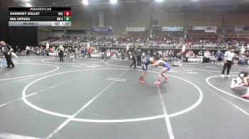 130 lbs Rr Rnd 2 - Harmony Solley, Pikes Peak Warriors vs Mia Ortega, NM Beast