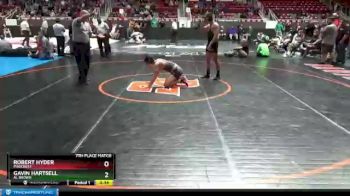 182 lbs 7th Place Match - Robert Hyder, Pinecrest vs Gavin Hartsell, AL Brown