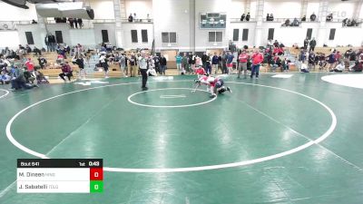 106 lbs Consi Of 4 - Mia Dineen, Hingham vs Jack Sabatelli, Tollgate