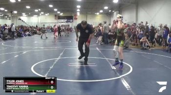 100 lbs Champ. Round 2 - Timothy Hanna, North Branch Youth WC vs Tyler Jones, Marshall Warriors WC