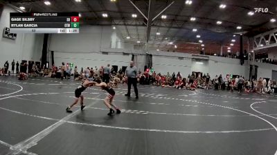52 lbs Finals (2 Team) - Gage Silsby, Smitty`s Barn vs Rylan Garcia, CTWHALE