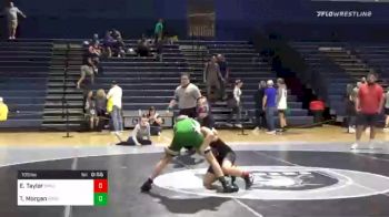 105 lbs 3rd Place - Eli Taylor, South Paulding Junior Spartans vs Thomas Morgan, Big Red MC Wrestling Club