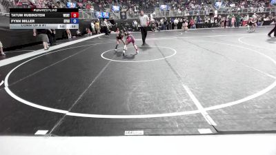 54-58.7 lbs Consi Of 8 #1 - Tatum Rubinstein, Wentzville Wrestling Federation vs Fynn Miller, Sparta Junior Bulldogs