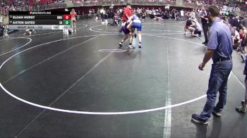 102 lbs Champ. Round 1 - Elijah Hurst, Wahoo Wrestling Club vs Axton Gates, GI Grapplers