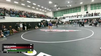 235 lbs Round 1 - Aaliyah Martin, Dubois vs Kaitlin Barral, Thermopolis