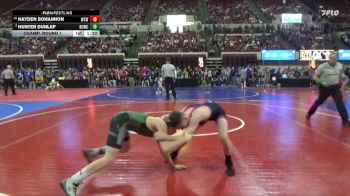 109 lbs Champ. Round 1 - Hunter Dunlap, Stillwater Gladiators vs Hayden Bohannon, Windy City Wrestlers