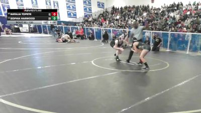 130 lbs Champ. Round 1 - Sophia Harwood, South Hills vs Natalia Topete, Canyon (Anaheim)