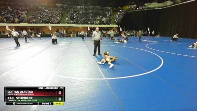 71 lbs Quarterfinal - Kael Schindler, Team Valley Wrestling Club vs Loftan Alfstad, Moen Wrestling Academy