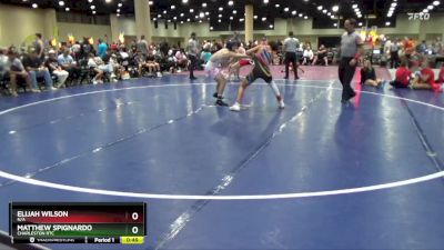 138 lbs Cons. Round 4 - Matthew Spignardo, Charleston RTC vs Elijah Wilson, N/a