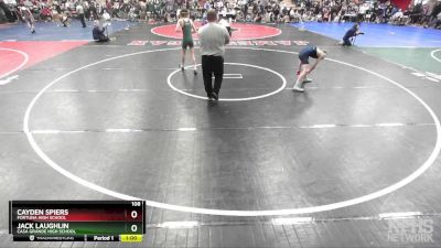 108 lbs Cons. Round 3 - Cayden Spiers, Fortuna High School vs Jack Laughlin, Casa Grande High School