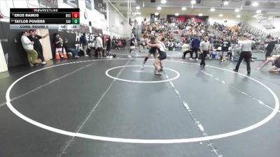 175 lbs Cons. Round 5 - Taylor Powers, Xavier Prep vs Eros Ramos, Western