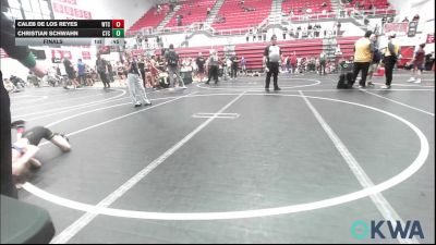 61 lbs Final - Caleb De Los Reyes, WTC vs Christian Schwahn, Chandler Takedown Club