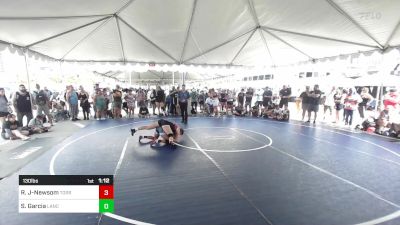 130 lbs Quarterfinal - Ruby Julien-Newsom, Torrey Pines HS vs Sophia Garcia, Lancer WC