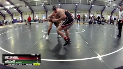 174 lbs Cons. Round 4 - Joey Arnold, Unattached-Edinboro vs Luke Hart, Virginia Military Institute