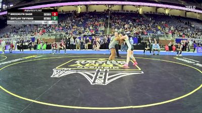 Girls-155 lbs Cons. Round 2 - Brooklyn Sage, Southgate Anderson H.s. Girls vs Shylah Twyman, Mattawan Hs Girls