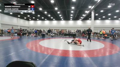 126 lbs 3rd Place Match - Dominic Pasquale, Izzy Style Wrestling vs Michael Santos, Legacy Dragons
