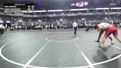 218 lbs Consi Of 4 - Max Johnson, Con - Kids vs Deric Washington, Rogue Warrior Wrestling