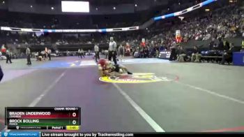 Champ. Round 1 - Braden Underwood, Chadron vs Brock Bolling, Pierce