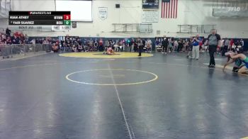 126 lbs Semifinal - Kian Athey, Mountain View vs Yair Suarez, McKay