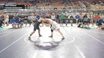 215 1A 5th Place Match - Brett Bearden, The Bolles School vs Jayshaun Contegiacomo, Weeki Wachee